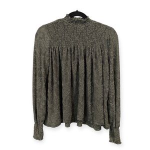 Deletta Olive Green Blouse